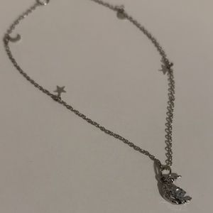 NEW Silver moon necklace